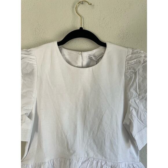 Anthropologie English Factory Women's High Low Knit Combo Dress, Small - Picture 8 of 13